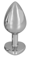 Laden Sie das Bild in den Galerie-Viewer, Aluminium-Analplug mit Schmuckstein
