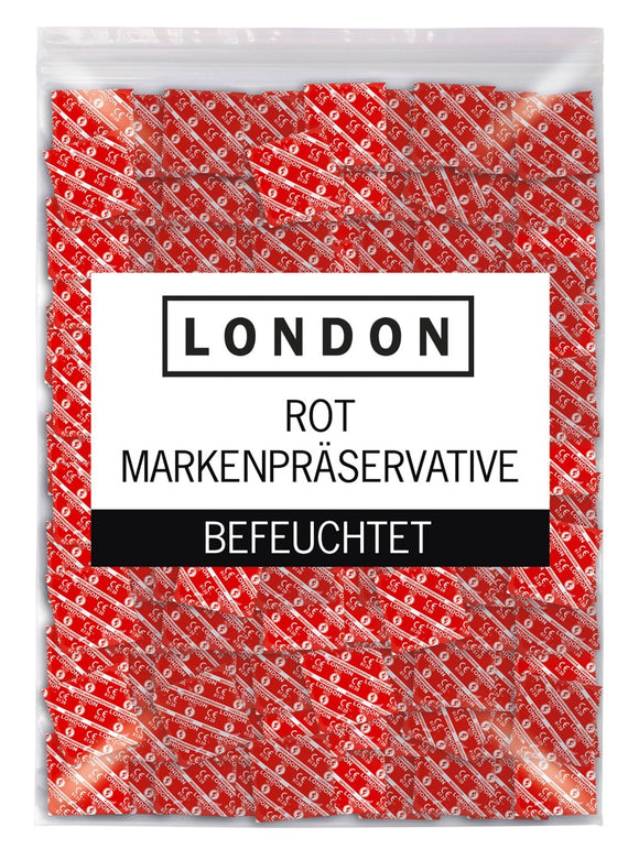 London Rot Beutel