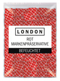 London Rot Beutel