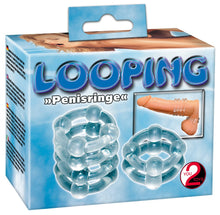 Laden Sie das Bild in den Galerie-Viewer, 2er Silicon Ringeset "Looping"
