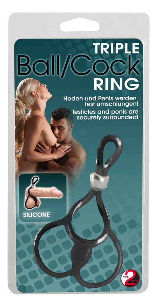 Triple Ball- und Cockring