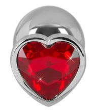 Laden Sie das Bild in den Galerie-Viewer, Aluminium-Analplug mit Schmuckstein

