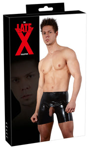 Latex-Pants mit Penis-Hoden-Öffnung